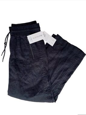 Athleta Cabo Linen Wide Leg Pants